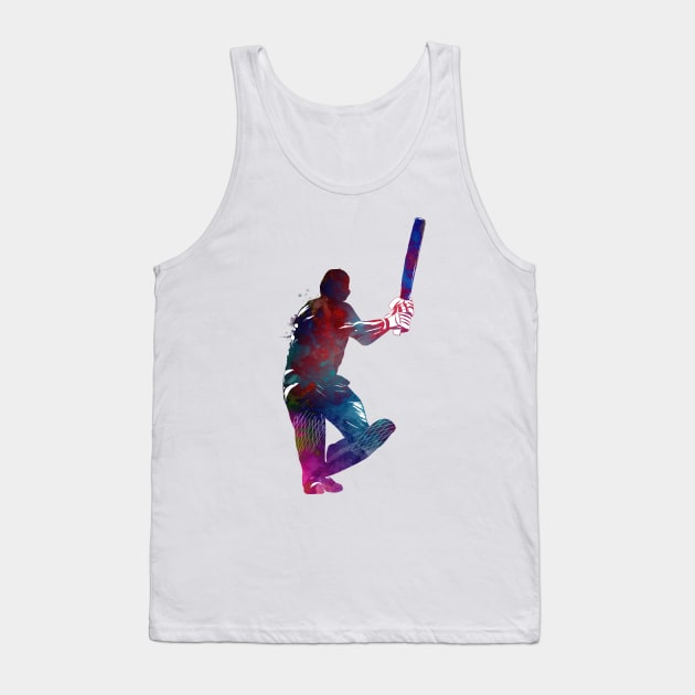 Cricket sport art #cricket Tank Top by JBJart